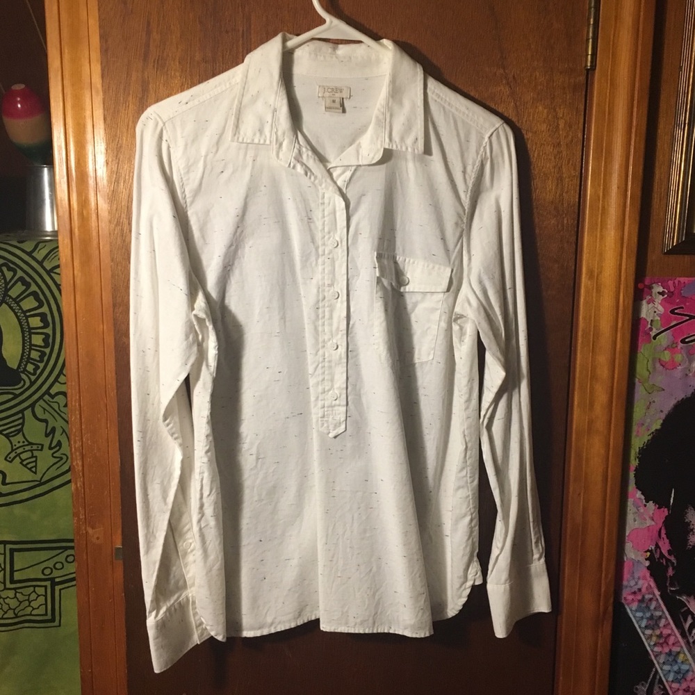 J. Crew Multicolor Speckled Shirt